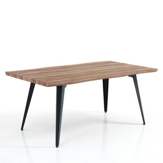Oresteluchetta Escritorio De Madera Y Metal Estilo Industrial 160x90 Cm Arkansas