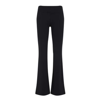 Courrèges Wide Trousers, female, Black, M, Elegant Trousers