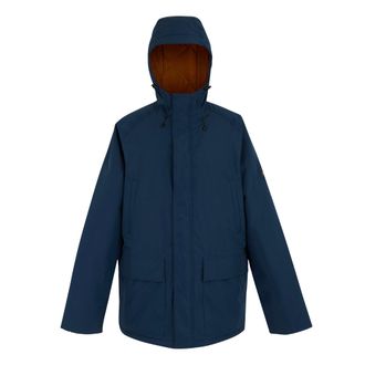 Regatta Mens Savon Insulated Waterproof Jacket (Navy Blue/Glazed Ginger) - Size X-Large