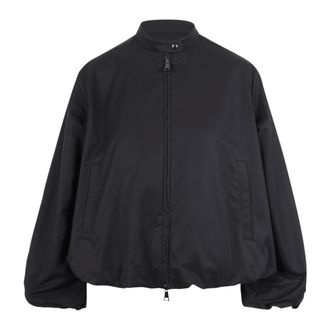 Moncler Light Jackets, female, Black, Size: M Gruissan Padded Jacket