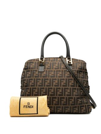Fendi 20th Century Zucca Canvas satchel - Brown
