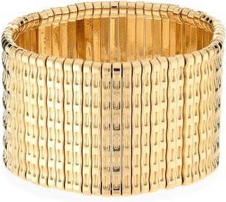 Natasha Wavy Metallic Stretch Bracelet in Gold at Nordstrom Rack