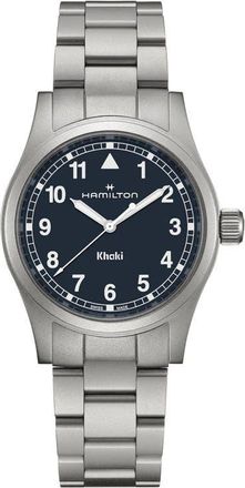Hamilton Khaki Field Bracelet Watch, 38mm in Blue at Nordstrom
