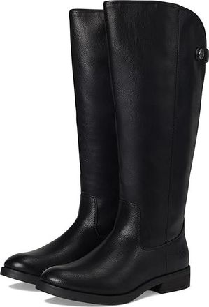 Frye and Co. Kellie Button Tall Wide Calf Womens Boots Black : 6.5 M, Synthetic
