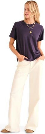 Naadam The Classic Tee in Navy at Nordstrom, Size Xx-Small