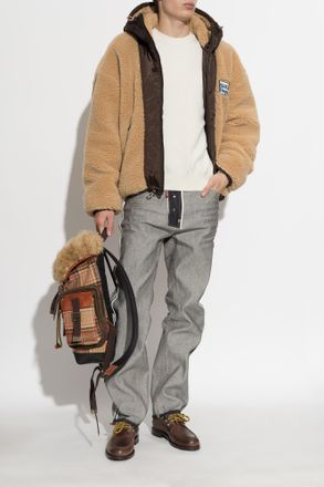 Dsquared2 Reversible Hooded Jacket, Mens, Brown