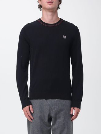 Paul Smith Logo-Embroidered Merino Wool and Cotton-Blend Crewneck Jumper
