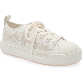 Amiri Stars Court Sneaker in Alabaster at Nordstrom, Size 11Us