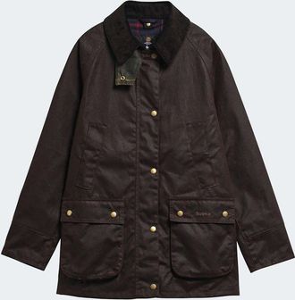 Barbour WOMENS ACORN WAX JACKET Size: 8-XS, colour: OLIVE