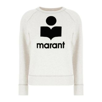 Isabel Marant Stijlvolle Sweatshirt voor een Trendy Look - Dames - Sweatshirts - Beige - S - Katoen - Hoodies & sweatvesten