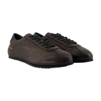 Common Projects Mens Leather Calfskin Driving Shoe Black Flats
