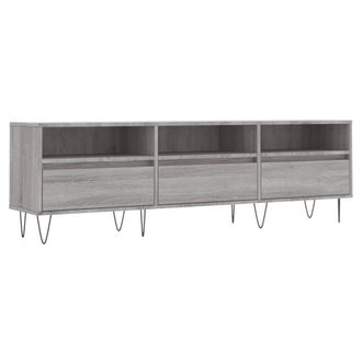 Berkfield Home TV Cabinet Grey Sonoma 150x30x44.5 cm Engineered Wood