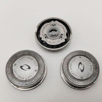 OEM Lot De 3 T&ecirc;tes De Rasoir De Rechange Hq2 Compatibles Avec Les Rasoirs Philips Hs545, Hq2, Hq26, Hq282, Hq283, Hs655, Hs660 Et Hs555. Accessoires Inclu