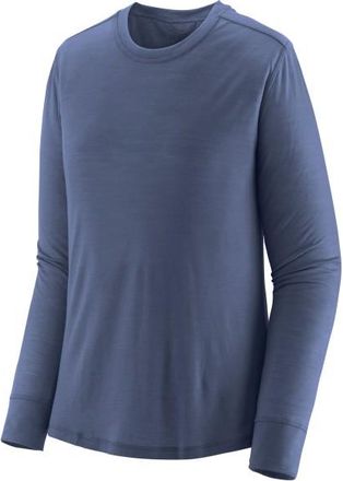 Patagonia L/S Cap Cool Merino Shirt Merinoshirt für Damen | blau