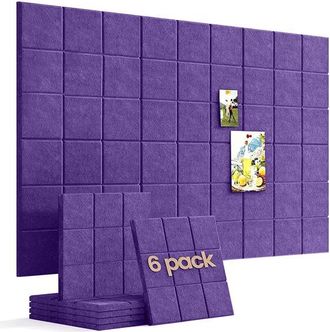 OEM Tablero De Fieltro, 6 Piezas, 3030 Cm, Adhesivos De Fieltro Para Pared, Adhesivos Fotogr&aacute;ficos Pared, Adhesivos Fondo Pared, Adhesivos Pared Diy