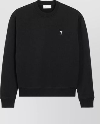 Ami cotton crewneck sweatshirt