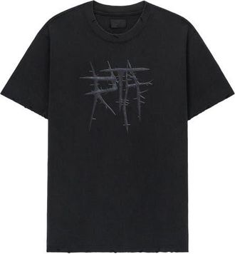 Rta Liam Logo Graphic T-Shirt in Black Rta Thorn at Nordstrom, Size Xxx-Large