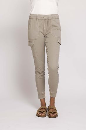 Zhrill Cargohose ZHRILL ZHDAISEY, Damen, Gr. XXL, N-Gr, gr&uuml;n, Web, Obermaterial: 67% Baumwolle, 30% Lyocell, 3% Elasthan, unifarben, Hosen Cargohose, mit ela