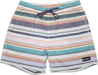 Hooey Boys Stripe Volley Boardshorts In Multi Color