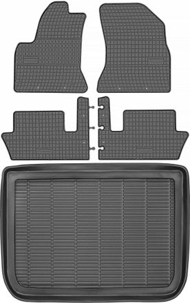 OEM Juego De Alfombrillas De Goma Para Citro&euml;n C4 Picasso Minivan (2006-2013) + Alfombrilla Para El Maletero