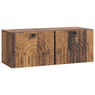 vidaXL Mueble Para Tv De Pared Madera Envejecida 78,5 X 31 X 30 Cm Vidaxl