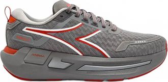 Diadora Womens Cellula 2 Running Shoes In Chiseled Stone/tangerine