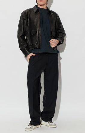 Golden Goose T-shirt With Logo, Mens, Black