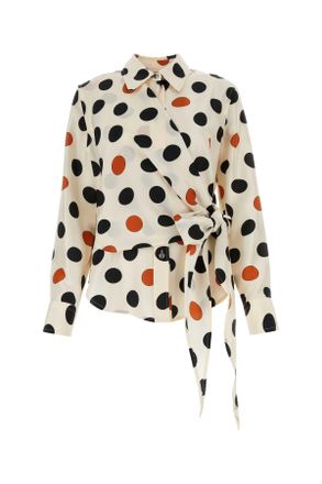 Bottega Veneta Printed Silk Shirt