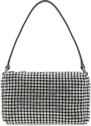 Alexander Wang Heiress Medium Pouch - Dames - Schoudertassen - Grijs - ONE Size - Leer - Tassen