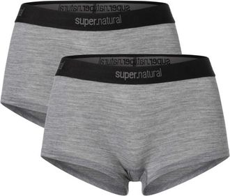 super.natural Tundra 175 Hipster 2 Pack Unterhose f&uuml;r Damen | grau