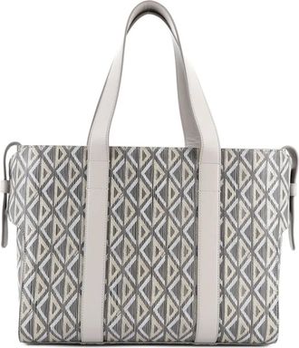 Dior Corolle CD Diamond Coated Canvas tote bag - Grijs