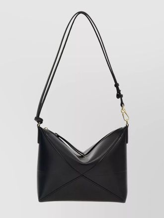 Loewe shoulder bag with adjustable strap and gold-tone hardware