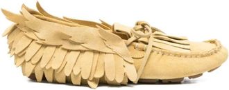 Alberta Ferretti Loafers - Dames - Loafers - Bruin - 39 EU - Schoenen