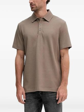 Michael Kors Polo con finitura in rilievo - Marrone