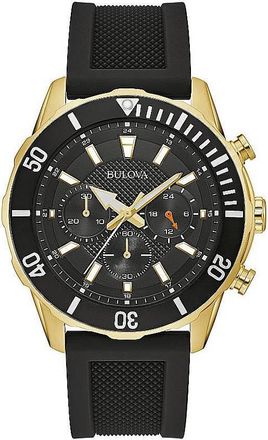 Bulova Classic Quartz Black Dial Mens Watch 98A270