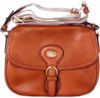 The Bridge Isadora Crossbody - Dames - Schoudertassen - Bruin - ONE Size - Leer - Tassen
