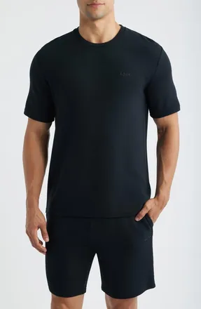 BOSS Rib Lounge T-Shirt in Black at Nordstrom, Size Xx-Large
