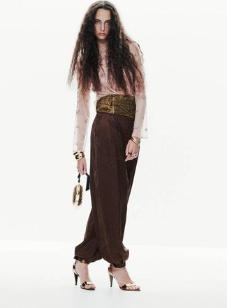Mango TROUSERS CHIMY marrone - Donna - 38 - MANGO