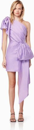 Elliatt Sincerity Linen Mini Dress In Lilac