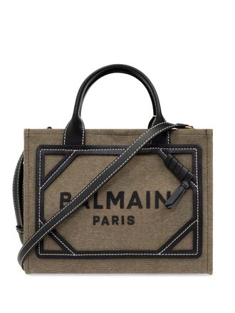 【関税＆送料込み】Balmain Handbags Balmain Soft Cabas Monogram Leather Tote Bag | Saks Fifth Avenue