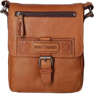 Hill Burry schoudertas Heren COGNAC