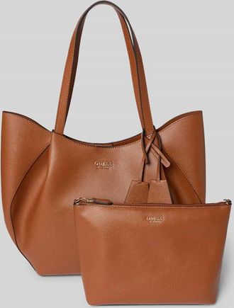 Guess Tote Bag mit Tragehenkel Modell AMORETTE in Cognac, Gr&ouml;&szlig;e 1