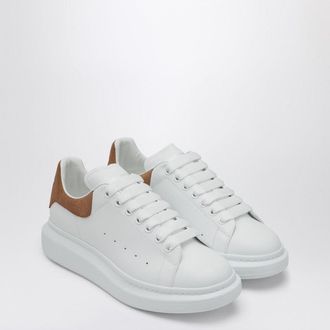 Alexander McQueen Alexander Mc Queen - &Uuml;bergro&szlig;er Sneaker in Wei&szlig;/Beige