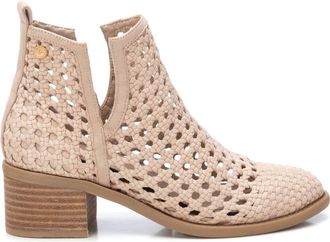 Xti Womens Braided Ankle Booties By XTI