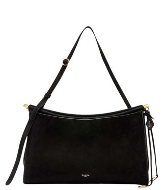 Alaia Black Le Click East West Large Shoulder Bag