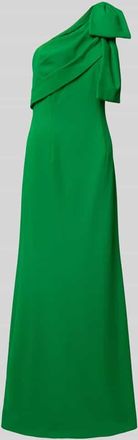 Adrianna Papell Abendkleid mit One-Shoulder-Träger in Gruen, Größe 40