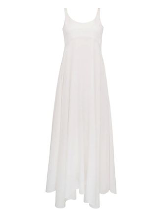 Azeeza Bria katoenen maxi-jurk - Wit