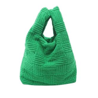 Bottega Veneta Bolsa Tote de Algod&oacute;n Pre-owned - Pre-owned - Mujer - Verde - ONE SIZE