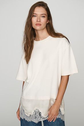 Second Female Vaccara 100% Cotton Lace Tee