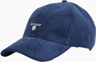 Barbour Mens Barbour Bayfield Cord Cap BL11 Blue - Size: ONE size